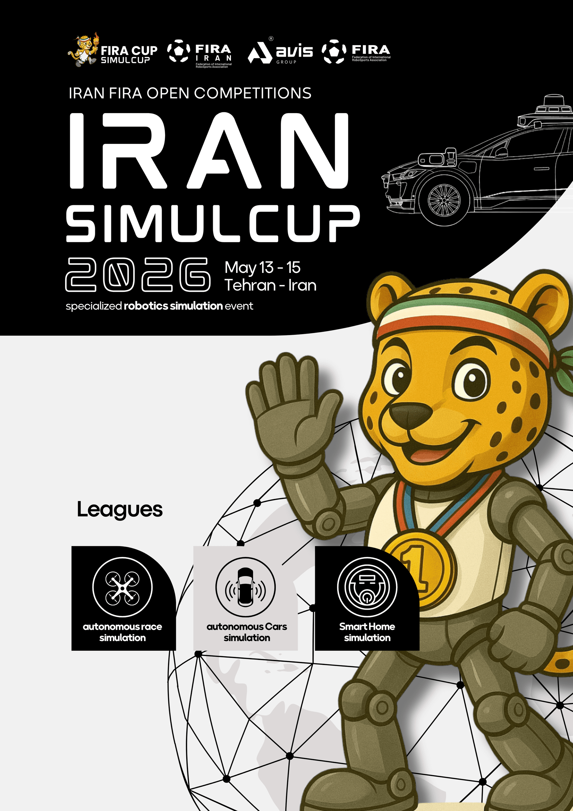 Iran SimulCup 2026 Poster